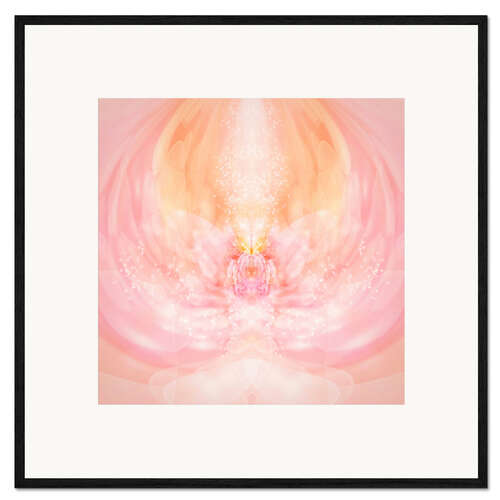 Kunsttryk i ramme Angel power