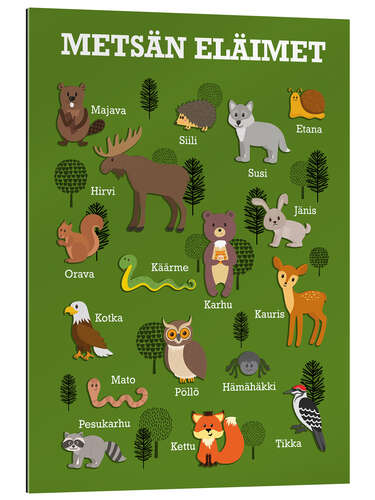 Galleriprint Forest animals (Finnish)