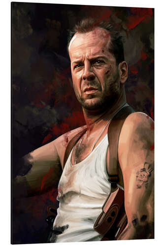 Aluminium print John McClane - Die Hard