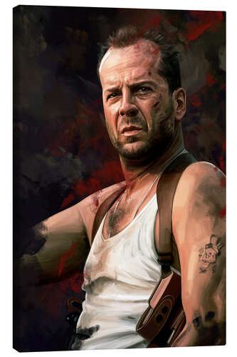 Tableau sur toile John McClane - Die Hard