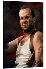 Foam board print John McClane - Die Hard