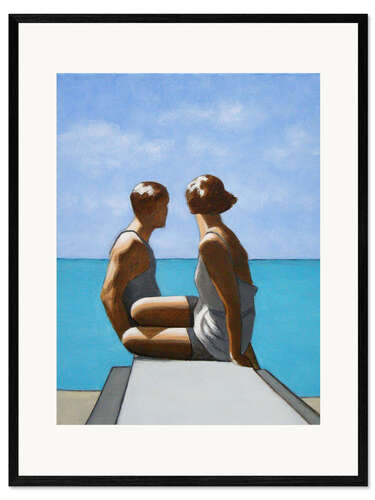 Framed art print The bathers according to George Hoyningen-Huene