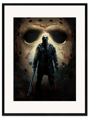 Kehystetty taidepainatus Jason Voorhees