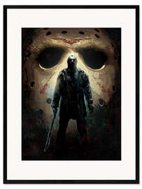 Kehystetty taidepainatus Jason Voorhees