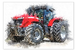 Wall print  Tractor I. - Peter Roder