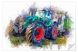 Selvklebende plakat Tractor IIX