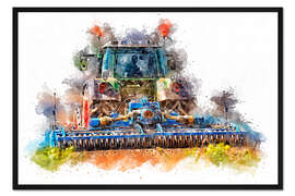 Gerahmter Kunstdruck Traktor IX