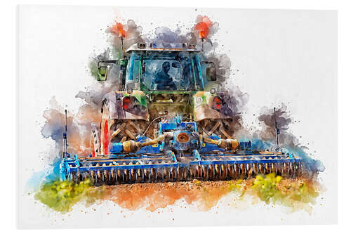 Tableau en PVC Tracteur IX