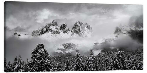 Canvas print Passo Sella, Dolomites