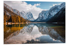 Tableau en PVC Toblacher See, Südtirol