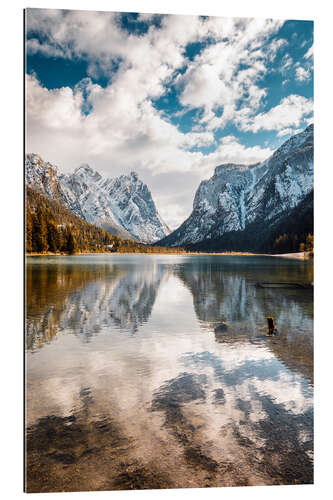 Gallery print Reflections in Lake Dobbiaco