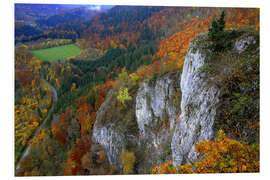 Foam board print Eichfelsen, Upper Danube Valley