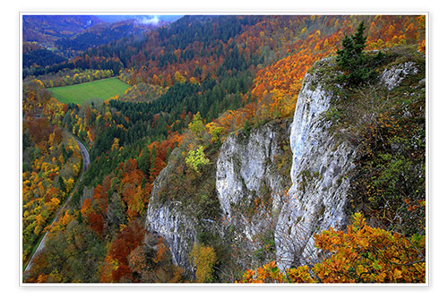 Plakat Eichfelsen, Upper Danube Valley