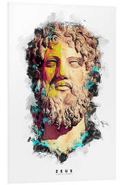 Foam board print Zeus - gods of Olympus