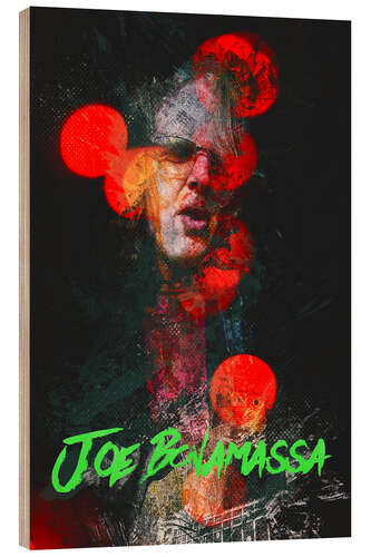 Tableau en bois Joe Bonamassa