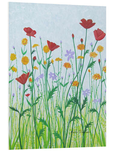 Foam board print Happy Garden