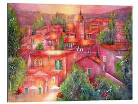 Gallery print Small town in Roussillon, Provence