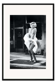 Gerahmter Kunstdruck Marilyn - The Seven Year Itch iconic pose