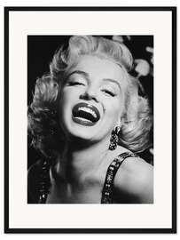 Gerahmter Kunstdruck Marilyn Monroe Lipstick
