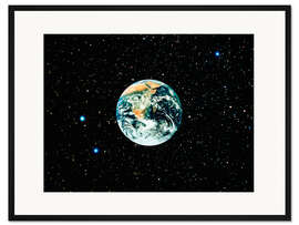 Gerahmter Kunstdruck Die Erde von Apollo 17 aus gesehen - NASA