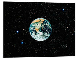 Magnettafel Die Erde von Apollo 17 aus gesehen