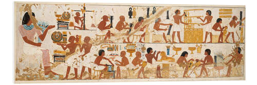 Foam board print Egyptian grave scene