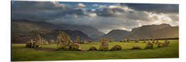 Tableau en aluminium Cercle de pierres de Castlerigg