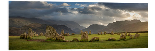 Foam board print Castlerigg stone circle