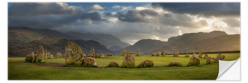 Sticker mural Cercle de pierres de Castlerigg