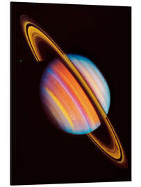 Magnettafel Aufnahme von Voyager 2 vom Saturn