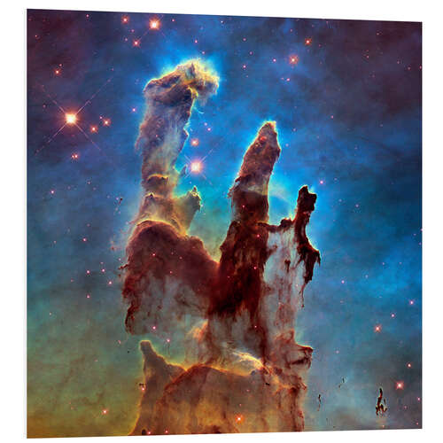 Quadro em PVC Pilares da Criação na Nebulosa da Águia