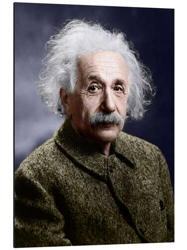 Quadro em alumínio Albert Einstein