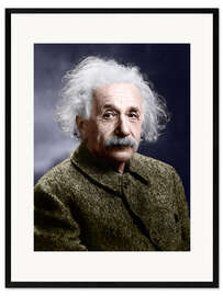 Gerahmter Kunstdruck Albert Einstein - Library of Congress