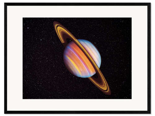 Ingelijste kunstdruk Saturn