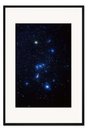 Gerahmter Kunstdruck Orion-Konstellation
