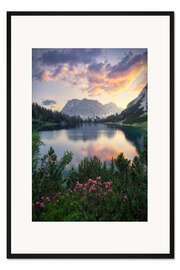 Gerahmter Kunstdruck Himmelsfeuer