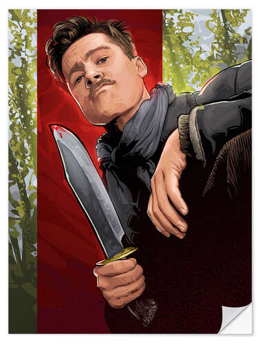 Selvklebende plakat Inglourious Basterds