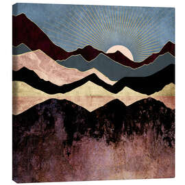 Canvas print Crimson Peaks