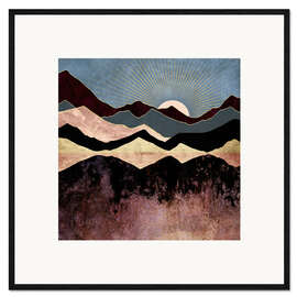 Framed art print Crimson Peaks