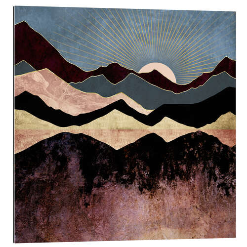 Gallery print Crimson Peaks