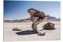 Gallery print Rock Formation in the Desert in Bolivia