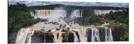 Aluminium print Iguazu Falls in Argentina