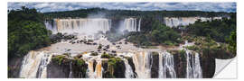 Selvklebende plakat Iguazu Falls in Argentina