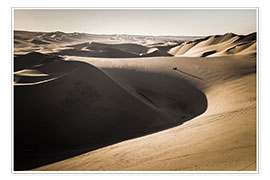 Poster Dünen in der Wüste von Peru