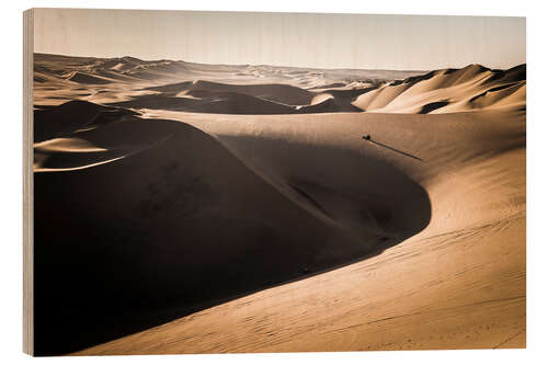 Stampa su legno Dune nel deserto del Perù