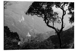 Aluminium print Spiritual Temple in the Mountains of Sri Lanka