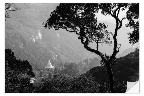 Sisustustarra Spiritual Temple in the Mountains of Sri Lanka