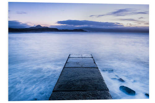 Foam board print Peaceful Pier and Ocean Landscape