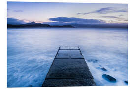 Foam board print Peaceful Pier and Ocean Landscape