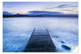 Självhäftande poster Peaceful Pier and Ocean Landscape